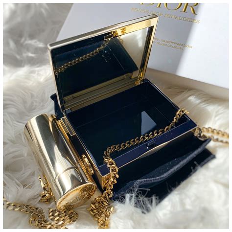 dior lipstick clutch gold|dior clutch lipstick set 2024.